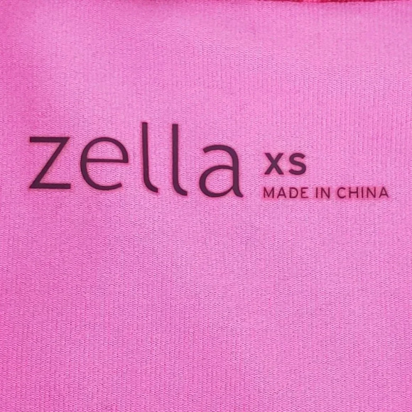 Zella 1/4 Zip Pullover Running Top Hot Pink Size XS - Picture 10 of 12